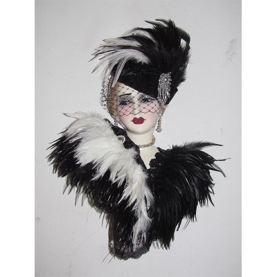 Unique Creations Limited Edition Lady Face Mask Wall Hanging Decor   401575127219